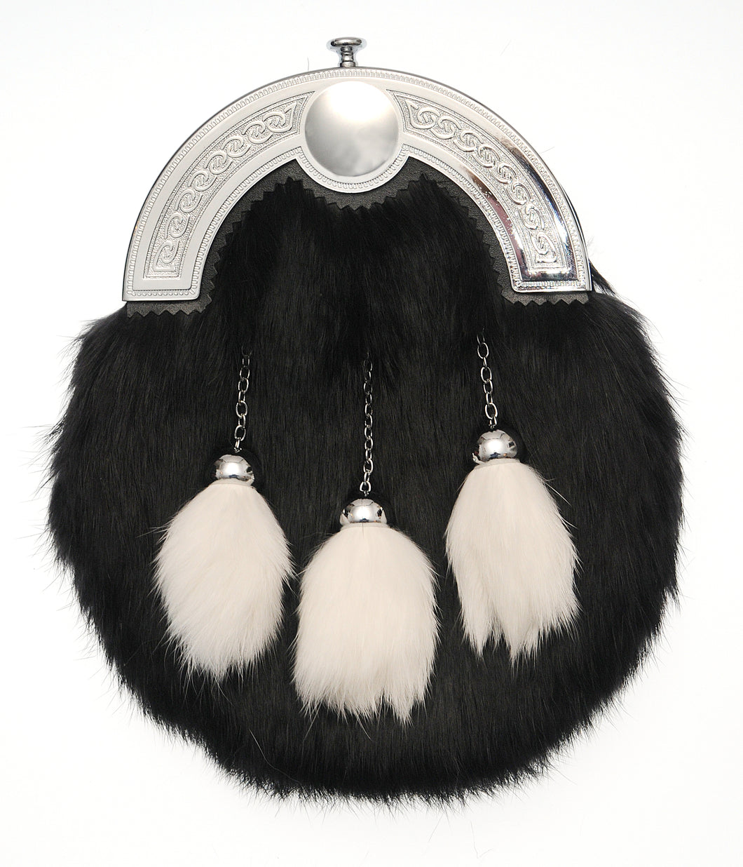 EW6G Black Rabbit White Tassel