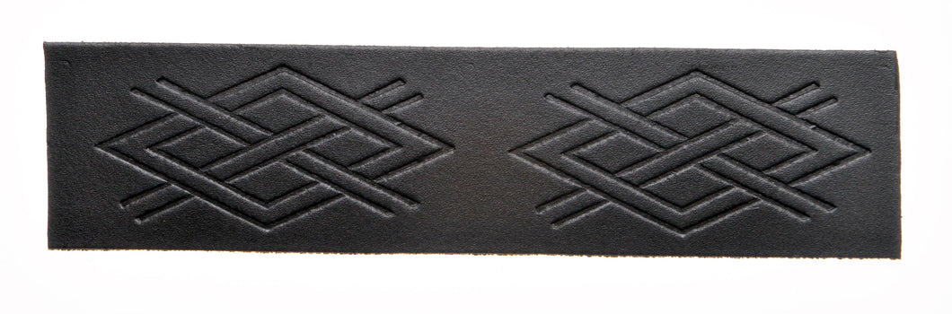 Embossed Cris Cross Pattern Belt